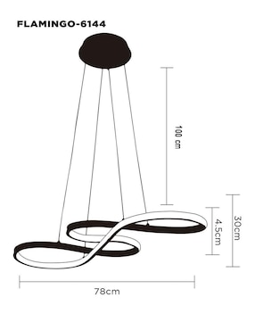 Lámpara colgante Luxica Lighting led