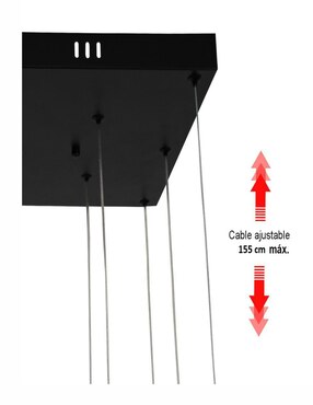 Lámpara colgante Jwj led