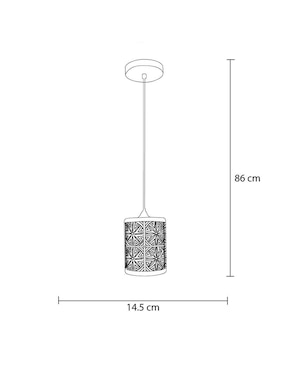 Lámpara incandescente Mil Luces Kiner CLT-923-046 con 1 foco