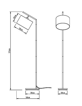 Lámpara de pie LED Haus