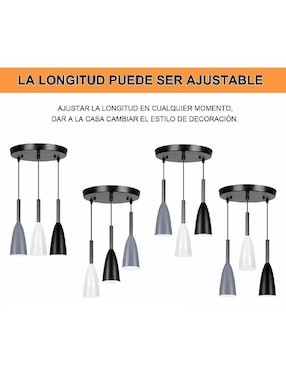 Lámpara colgante Genérica led