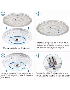 Lámpara de techo Genérica led
