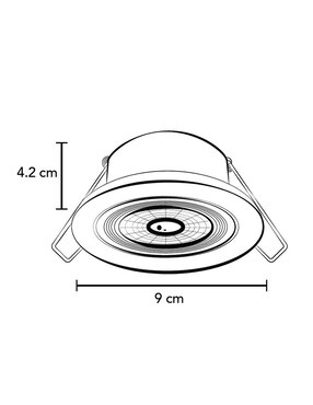Lámpara de techo Icon led