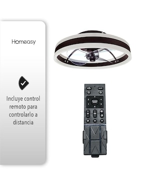 Ventilador de techo Homeasy con control remoto 6 velocidades