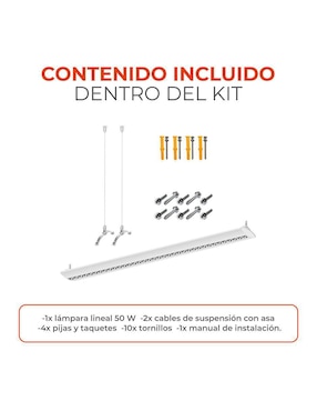 Lámpara colgante Tecnolite led Barnard
