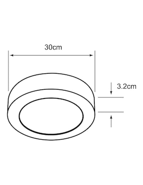 Lámpara de techo LED Tecnolite Ankaa IV
