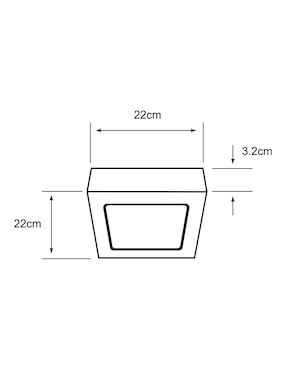 Lámpara de techo LED Tecnolite Algedi III