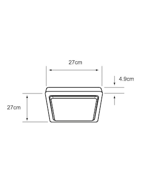 Lámpara de techo Tecnolite led Nashira Iii