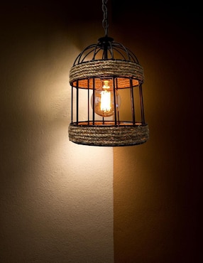 Lámpara colgante Incandescente Mil Luces Barril Tula