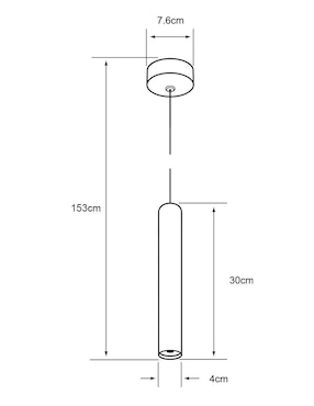 Lámpara colgante Tecnolite led