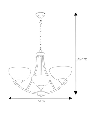 Candil Mil Luces forma clásico