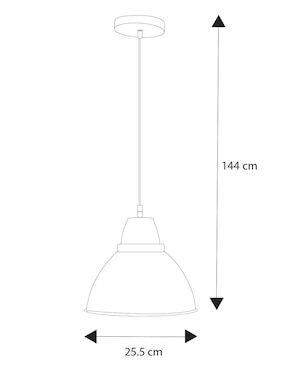 Lámpara colgante Incandescente Mil Luces British II