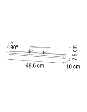 Lámpara de pared LED Calux