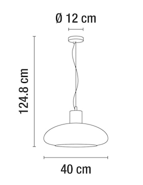 Lámpara decorativa Incandescente y LED Calux