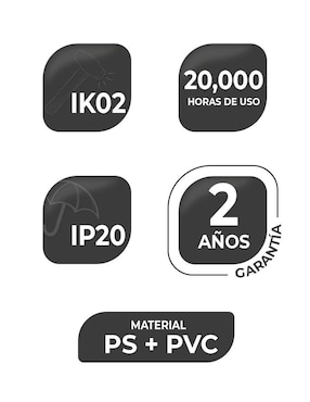 Lámpara de techo LED Icon
