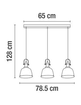 Lámpara colgante Incandescente y LED Calux