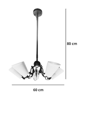 Lámpara colgante incandescente y LED Laiting