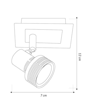 Lámpara direccionable Mil Luces led Boxy