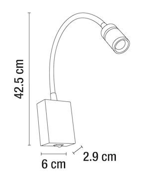 Arbotante LED Calux