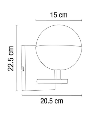 Arbotante Incandescente y LED Calux