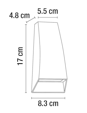 Árbotante Calux led