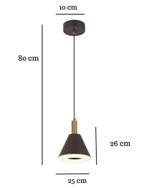 Lámpara colgante LED La Luz De Victoria