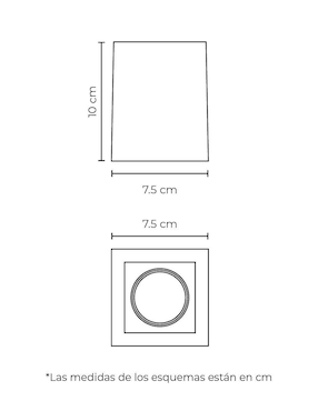 Lámpara de techo Illux led