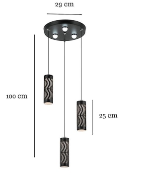 Lámpara colgante La Luz De Victoria led