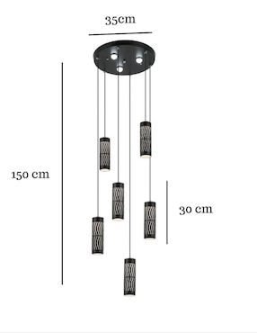 Lámpara colgante LED La Luz De Victoria