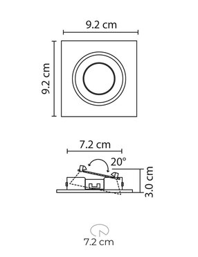 Lámpara de techo Illux led