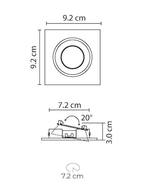 Lámpara de techo Illux led