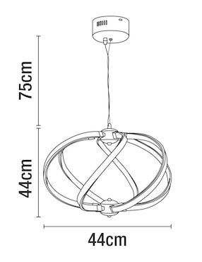 Lámpara colgante LED Luzire