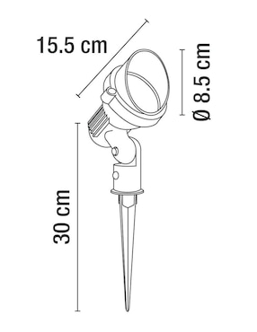 Arbotante Incandescente y LED Luzire