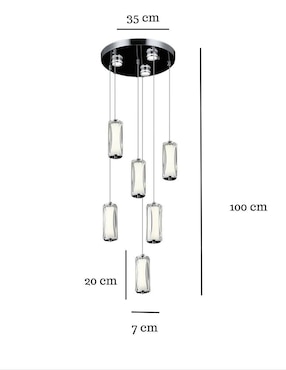 Lámpara colgante LED La Luz De Victoria