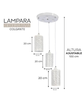 Lámpara colgante LED La Luz De Victoria