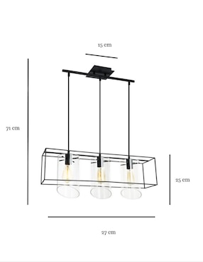 Lámpara colgante LED La Luz De Victoria