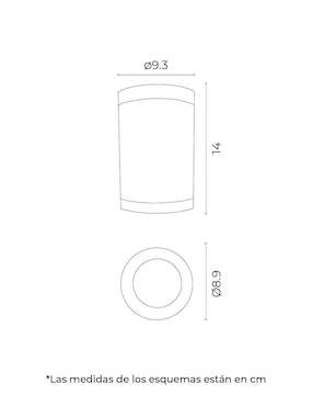 Lámpara de techo Illux led