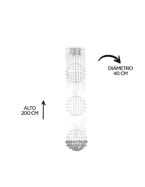 Lámpara colgante Gamalux led