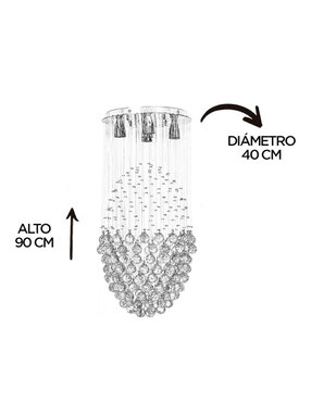 Lámpara colgante Gamalux led