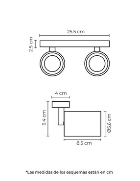 Lámpara de techo Illux led