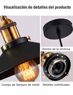 Lámpara colgante Kitul led