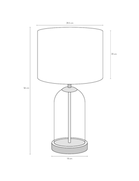 Lámpara de mesa LED Class