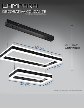 Lámpara colgante LED La Luz De Victoria