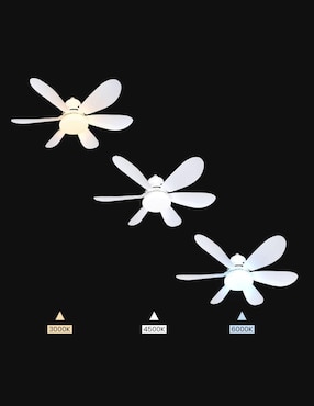 Ventilador de techo Mil Luces con control remoto 3 velocidades