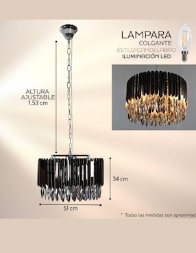 Lámpara colgante LED La Luz De Victoria