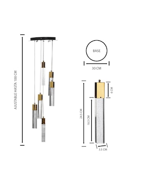 Lampara colgante LED Gamalux