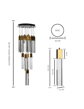 Lampara colgante LED Gamalux