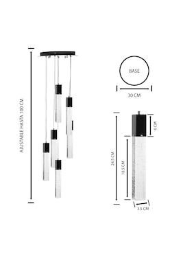 Lampara colgante LED Gamalux