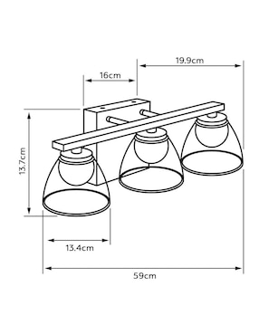 Arbotante LED Tecnolite Diya III