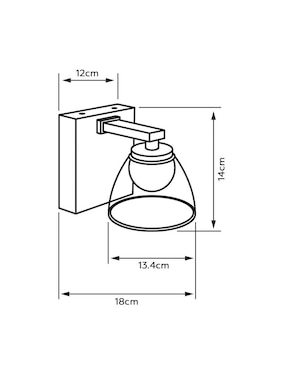 Arbotante LED Tecnolite Diya II